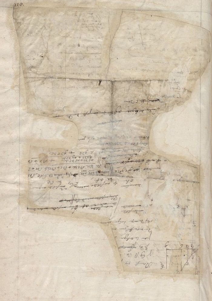 Les Pensées du manuscrit original de la BNF (Cote : MS 9202, folio 410)