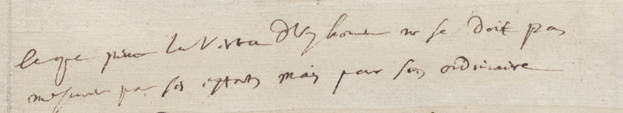 Fragment Mélanges 605 , Sellier du manuscrit original des Pensées de Pascal (Cote : MS 9202, Bibliothèque Nationale de France) 