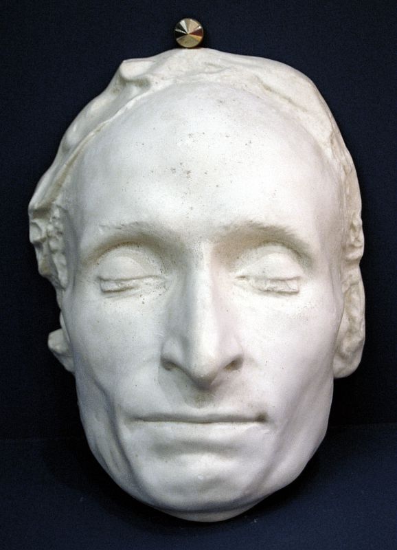 Surmoulage du masque mortuaire de Blaise Pascal 